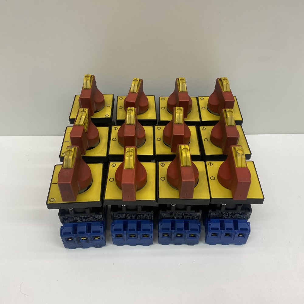 Industrial Rotary Isolator Switch 3 Pole 32A Kraus & Naimer KG32 Panel Mount x12