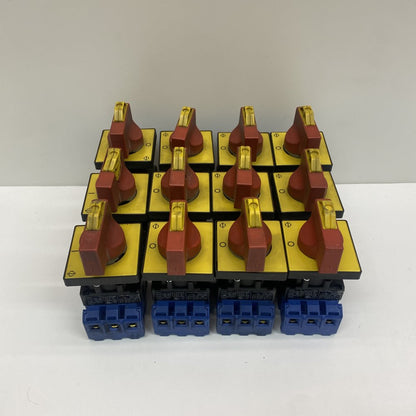 Industrial Rotary Isolator Switch 3 Pole 32A Kraus & Naimer KG32 Panel Mount x12
