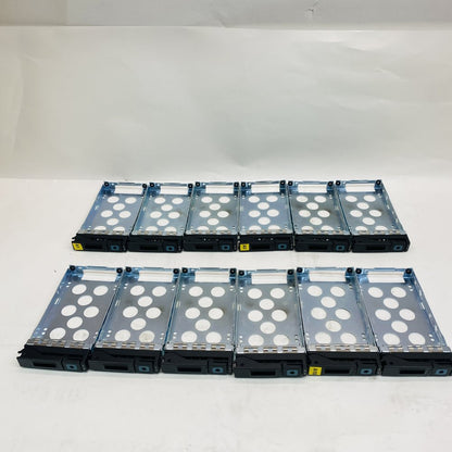 Hot Swap 3.5in Drive Caddy Trays Dell Server Hard Drive Bay 12x SAS SATA Rails