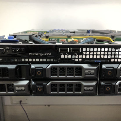 Dell PowerEdge R530 1U Dual Xeon E5 64GB 6x4TB SAS iDRAC Rack Server - Used