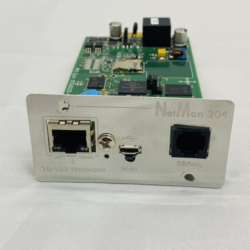 Riello NetMan 204 Network Card SNMPv3 Ethernet for Riello UPS Grade B