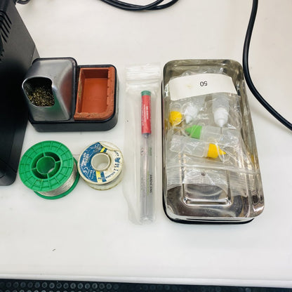 JBC DD-2B Dual-Station Digital Soldering & Desoldering Station Kit w/ Fume Fan