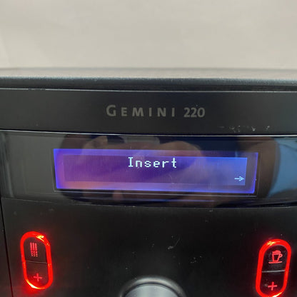 Professional Dual Head Capsule Espresso Machine Plumbed Nespresso Gemini 220