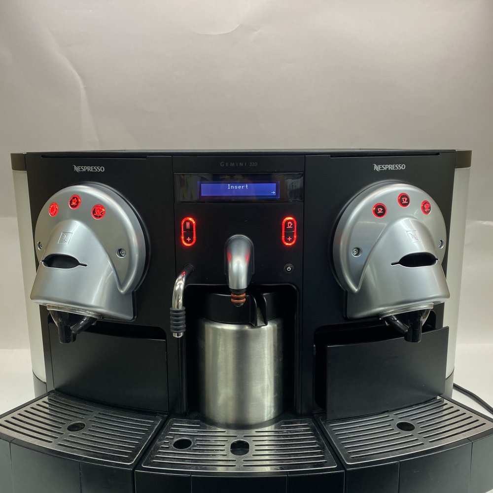 Professional Dual Head Capsule Espresso Machine Plumbed Nespresso Gemini 220