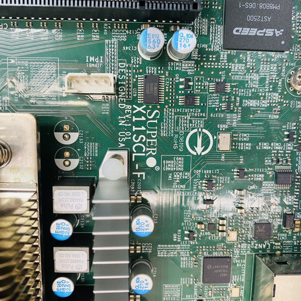 Supermicro X11SCL-F 1U Rackmount Server Chassis SAS SATA Hot Swap (No RAMs)