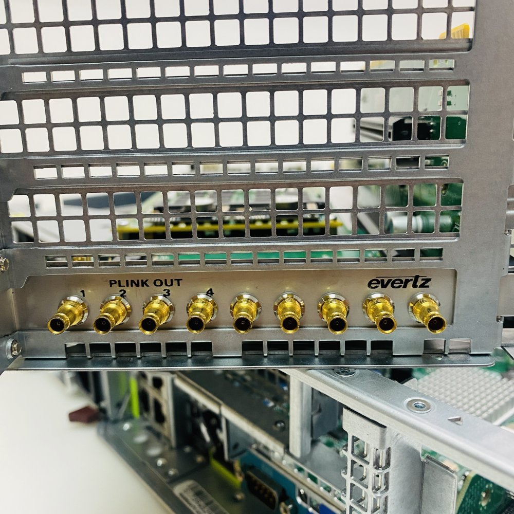 Evertz MVP-DEC-4-IP 2RU Broadcast IP Decoder Dual Xeon 64GB GTX1070