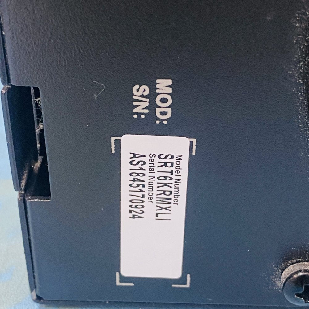 APC SRT6KRMXLI 6kVA Rack UPS 230VAC Sinewave IEC USB Ethernet