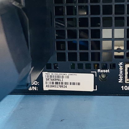 Enterprise UPS 6kVA Sinewave 230VAC APC SRT6KRMXLI IEC USB Ethernet Rack