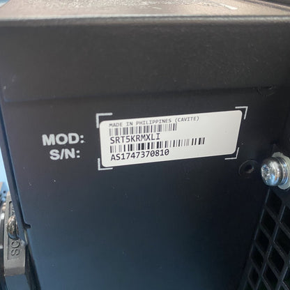 Professional Online Double Conversion UPS 5kVA APC SRT5KRMXLI IEC USB Rack 2U