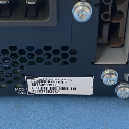 APC SRT3000RMXLI UPS 3kVA 230V Rackmount High Efficiency Online