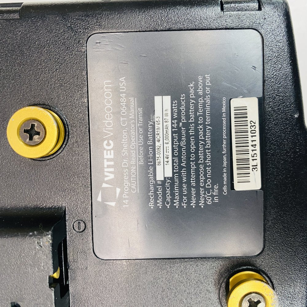 Anton Bauer Digital 90 Lithium-Ion Battery 87Wh LCD Gauge Broadcast Mount