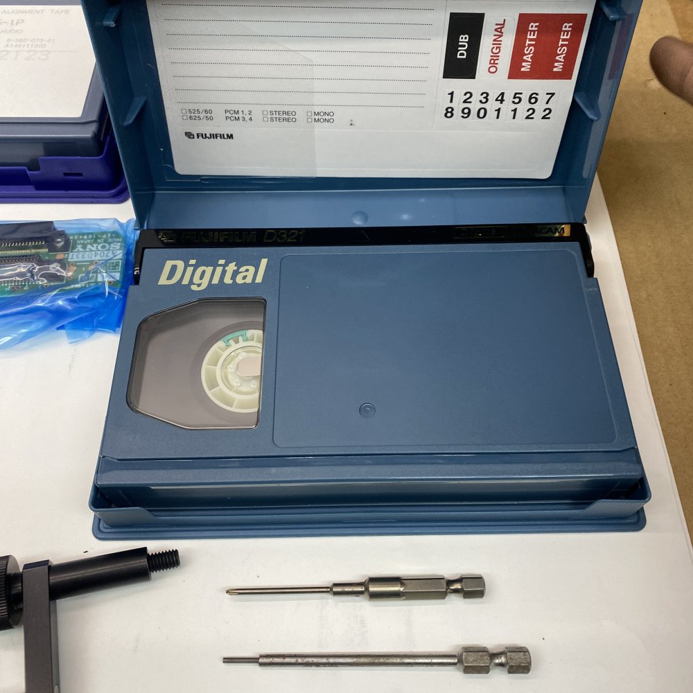 Broadcast Alignment Calibration Kit Digital Betacam Tapes PCBs Cables Sony