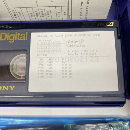 Broadcast Alignment Calibration Kit Digital Betacam Tapes PCBs Cables Sony