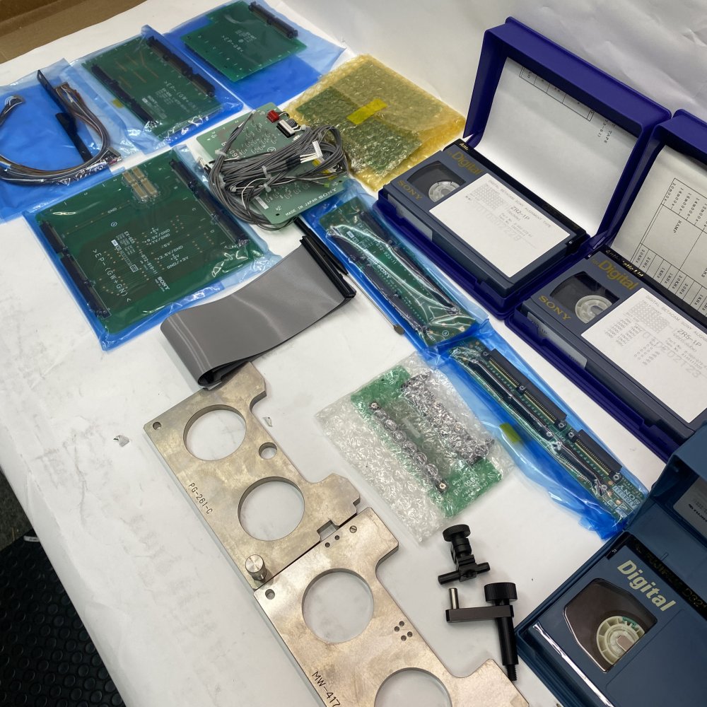 Broadcast Alignment Calibration Kit Digital Betacam Tapes PCBs Cables Sony