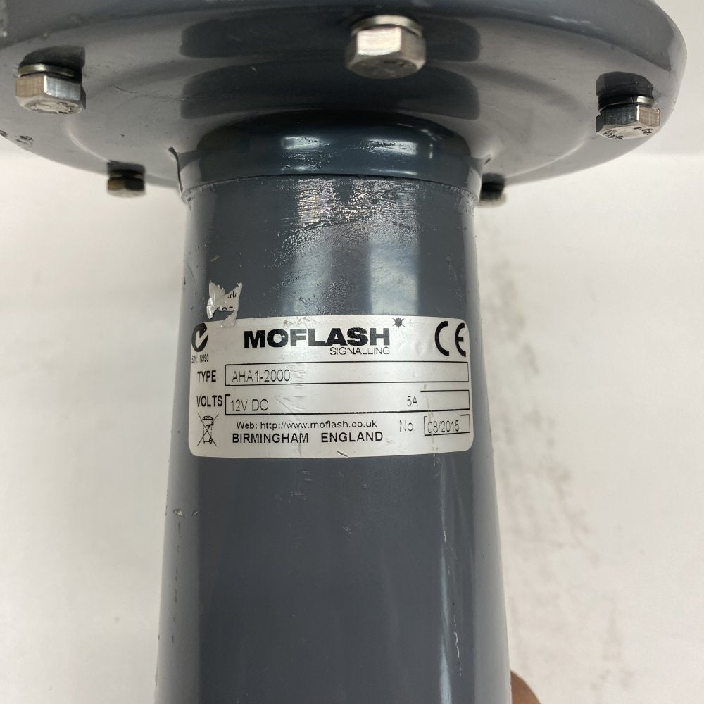 Industrial High Decibel Siren Horn Alarm 12V DC 5A Emergency MOFLASH AHA1-2000