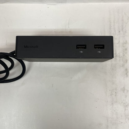 Microsoft Surface Dock 1661 USB Ethernet DisplayPort Audio Hub Black