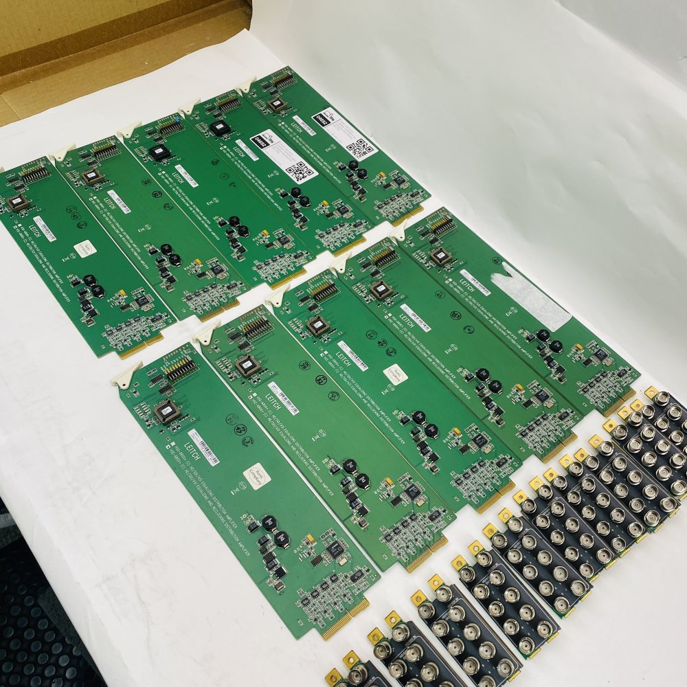 10 x Broadcast HD/SD Distribution Amplifier Leitch Harris HSE6800 1x8 SDI
