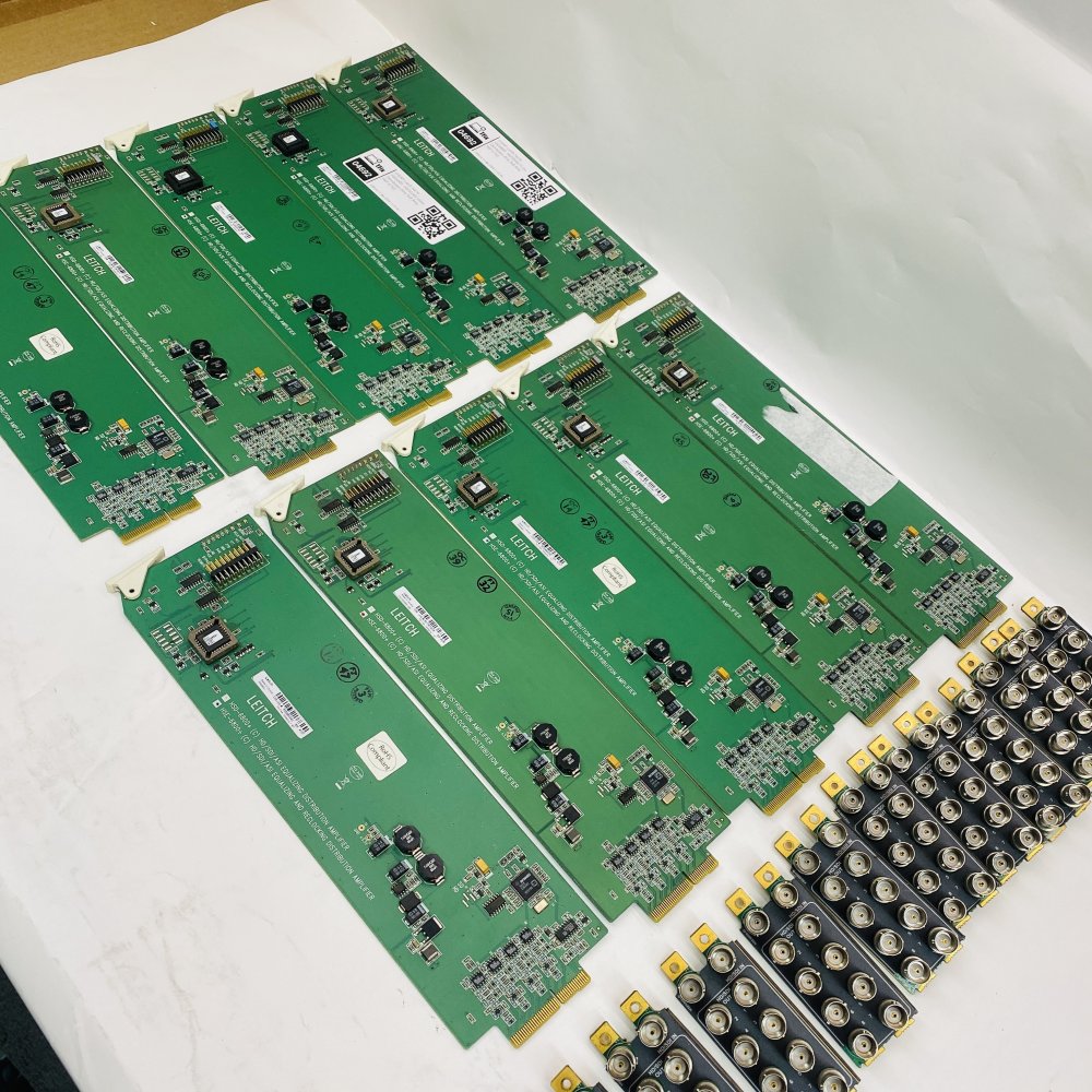 10 x Broadcast HD/SD Distribution Amplifier Leitch Harris HSE6800 1x8 SDI