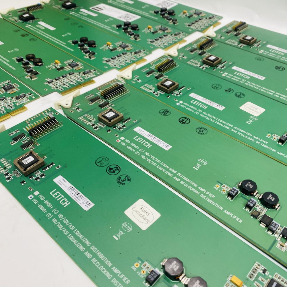 10 x Broadcast HD/SD Distribution Amplifier Leitch Harris HSE6800 1x8 SDI