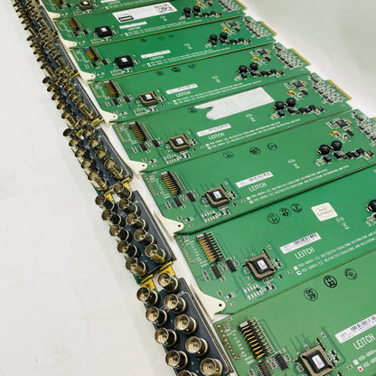 10 x Broadcast HD/SD Distribution Amplifier Leitch Harris HSE6800 1x8 SDI