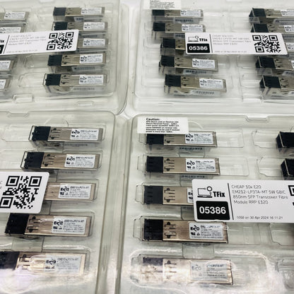 40 x Gigabit SFP Transceiver, E2O EM212-LP3TA-MT 850nm LC, 1.25Gbps