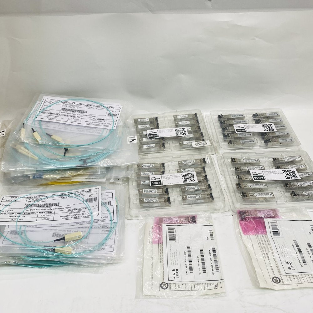 Professional Fibre Optic Transceivers SFP Cisco Extreme JDSU 1000BASE