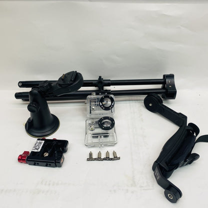 Bundle GoPro DJI Zacuto Kit Suction Mount Tripod Waterproof Housing