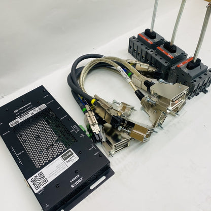 Lot of Industrial & AV Equipment – ABB Switch, Crestron 4K TX, Cisco Cables