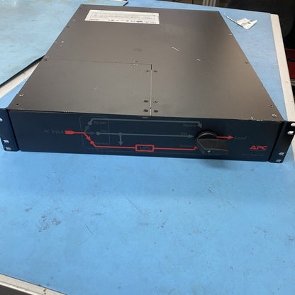 APC SBP6KRMI2U Rack-mount 220-240V Bypass Panel IEC Outlets IT Use