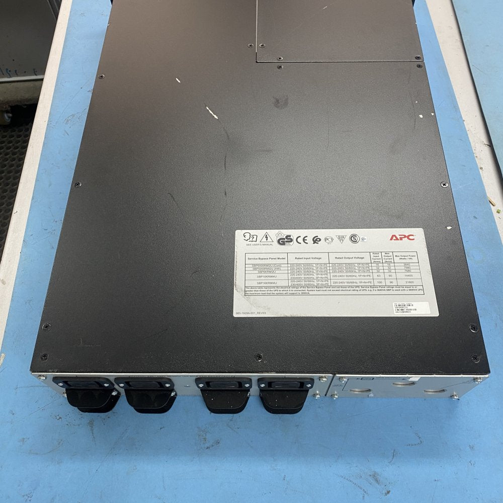 APC SBP6KRMI2U Rack-mount 220-240V Bypass Panel IEC Outlets IT Use
