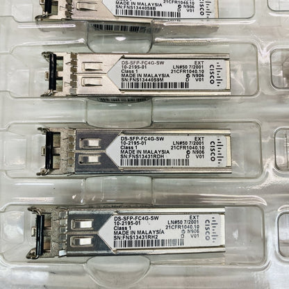 Professional Fiber Channel 4Gbps SFP Transceiver Cisco DS SFP FC4G SW 49 Units