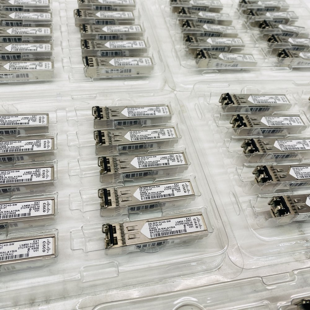 Professional Fiber Channel 4Gbps SFP Transceiver Cisco DS SFP FC4G SW 49 Units