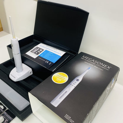 Personal Ultrasonic Toothbrush Megasonex M8 Ultrasound Charger 5x Brush Heads