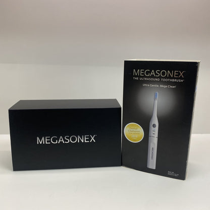Personal Ultrasonic Toothbrush Megasonex M8 Ultrasound Charger 5x Brush Heads
