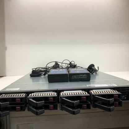 HP DL360 G7 Server Dual Xeon E5630 49GB RAM 8x146GB HDD + EXFO + Headsets