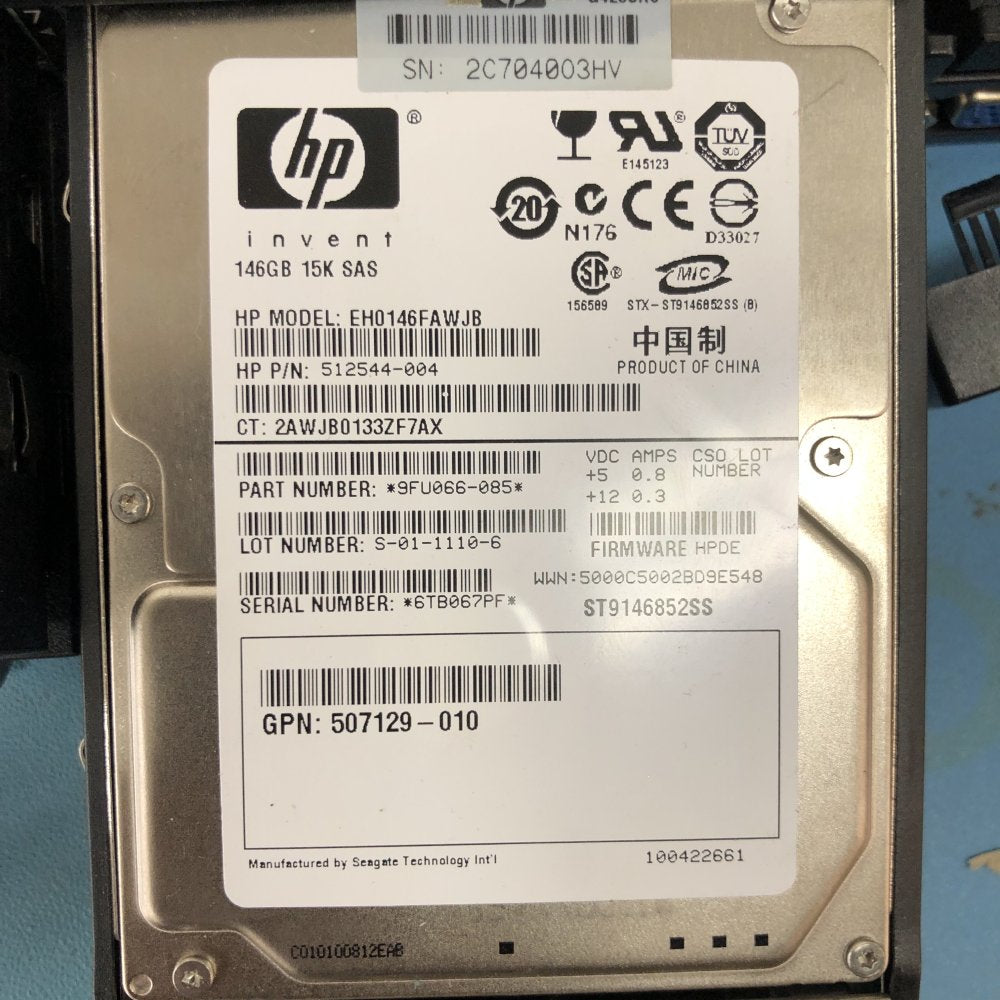 HP DL360 G7 Server Dual Xeon E5630 49GB RAM 8x146GB HDD + EXFO + Headsets