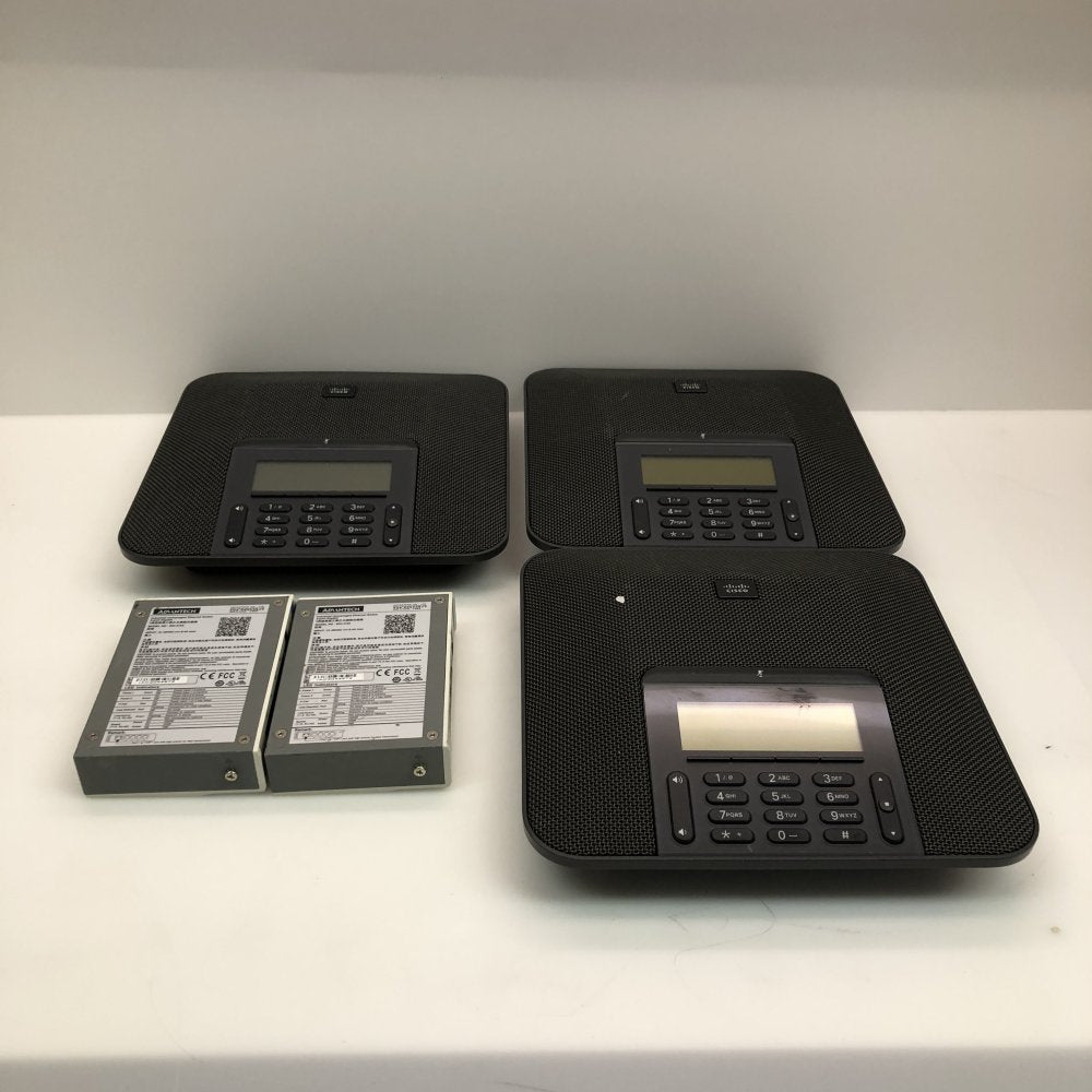 2x Advantech EKI-3725 Ethernet Switch + 3x Cisco CP-7832 IP Conference Phones