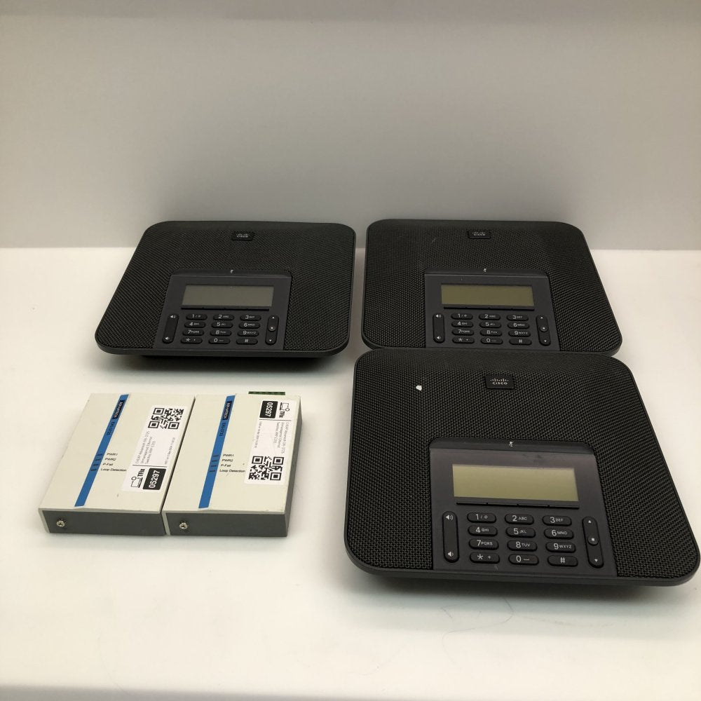 2x Advantech EKI-3725 Ethernet Switch + 3x Cisco CP-7832 IP Conference Phones