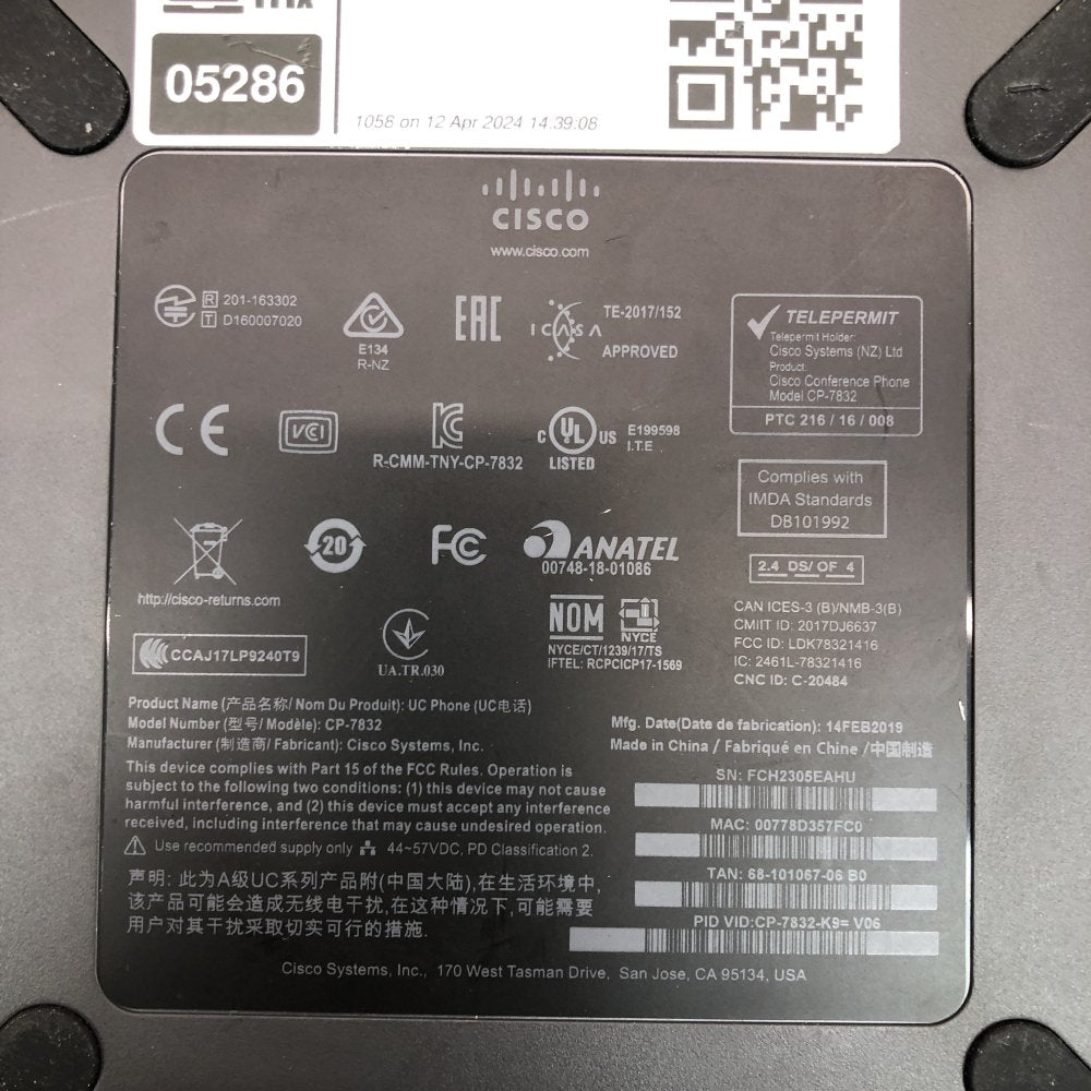 2x Advantech EKI-3725 Ethernet Switch + 3x Cisco CP-7832 IP Conference Phones