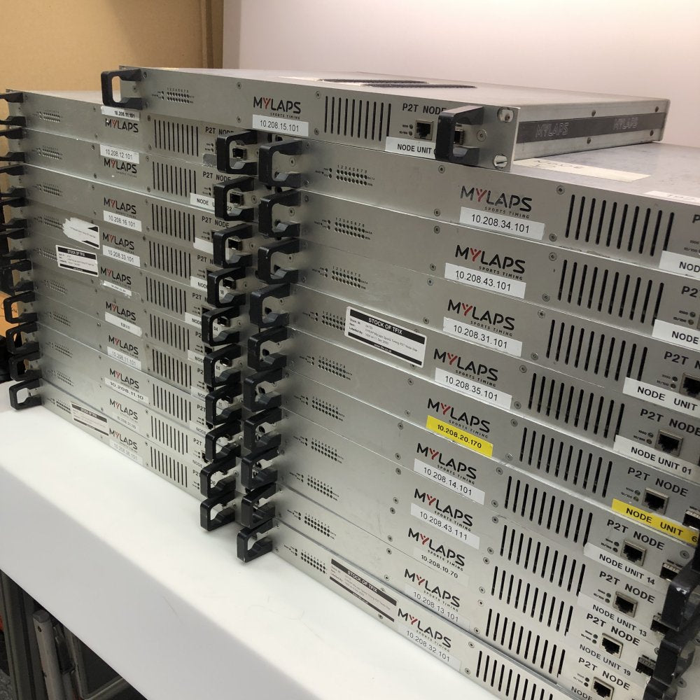 22 x Professional Timing Camera Controller MyLaps P2T Ethernet Dutch Tech