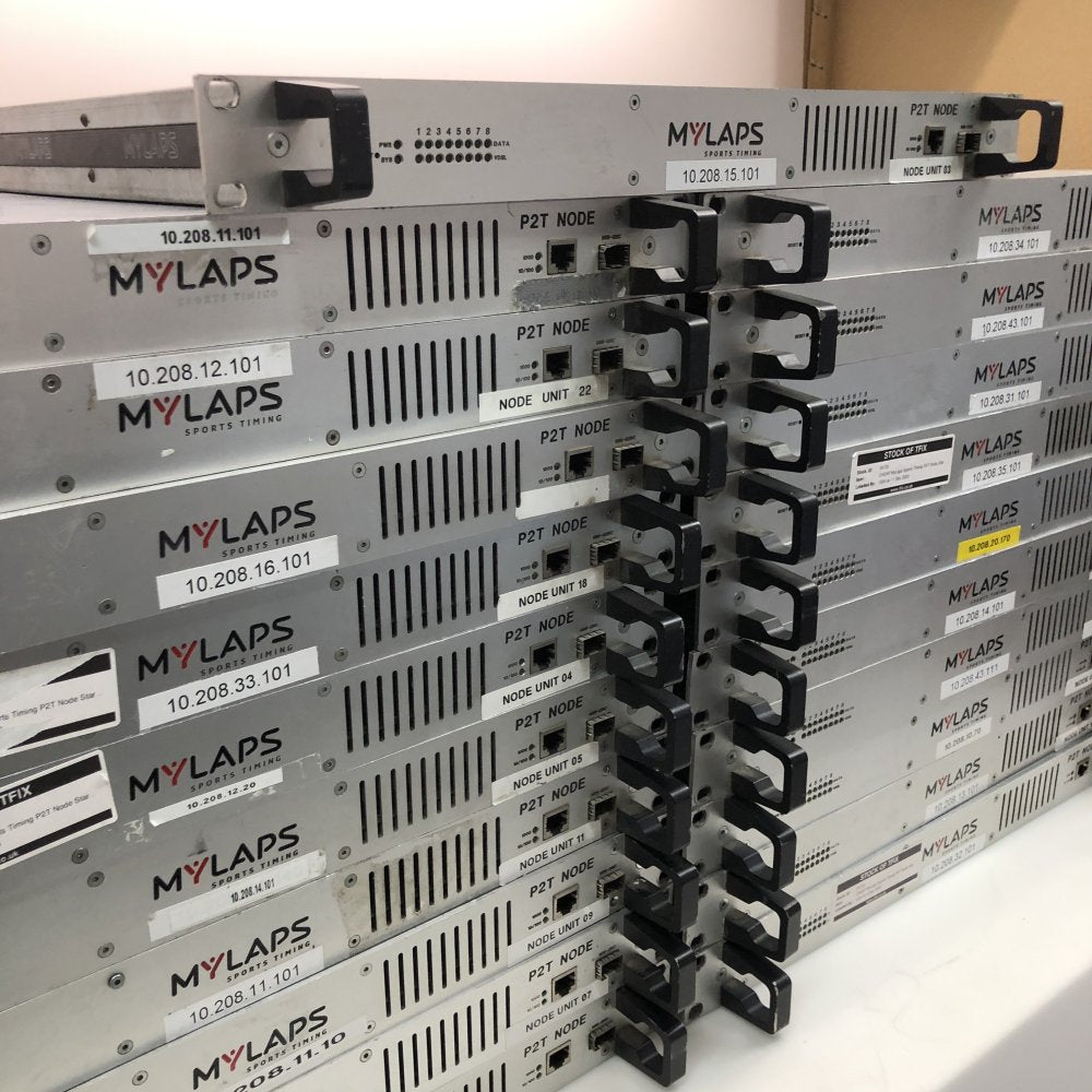 22 x Professional Timing Camera Controller MyLaps P2T Ethernet Dutch Tech