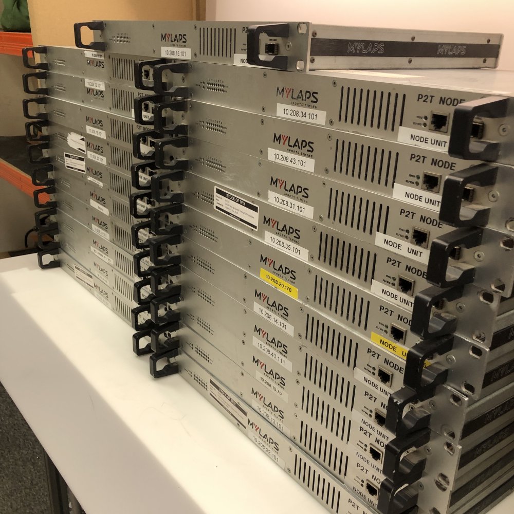 22 x Professional Timing Camera Controller MyLaps P2T Ethernet Dutch Tech