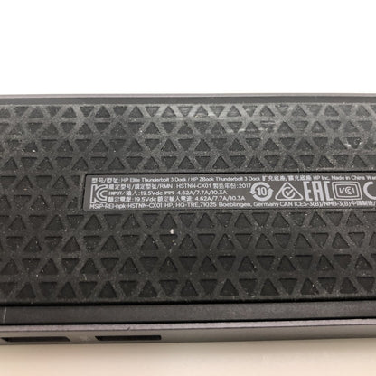 Thunderbolt 3 Dock HP HSTNN CX01 USB-C Ethernet VGA Audio 40Gbps