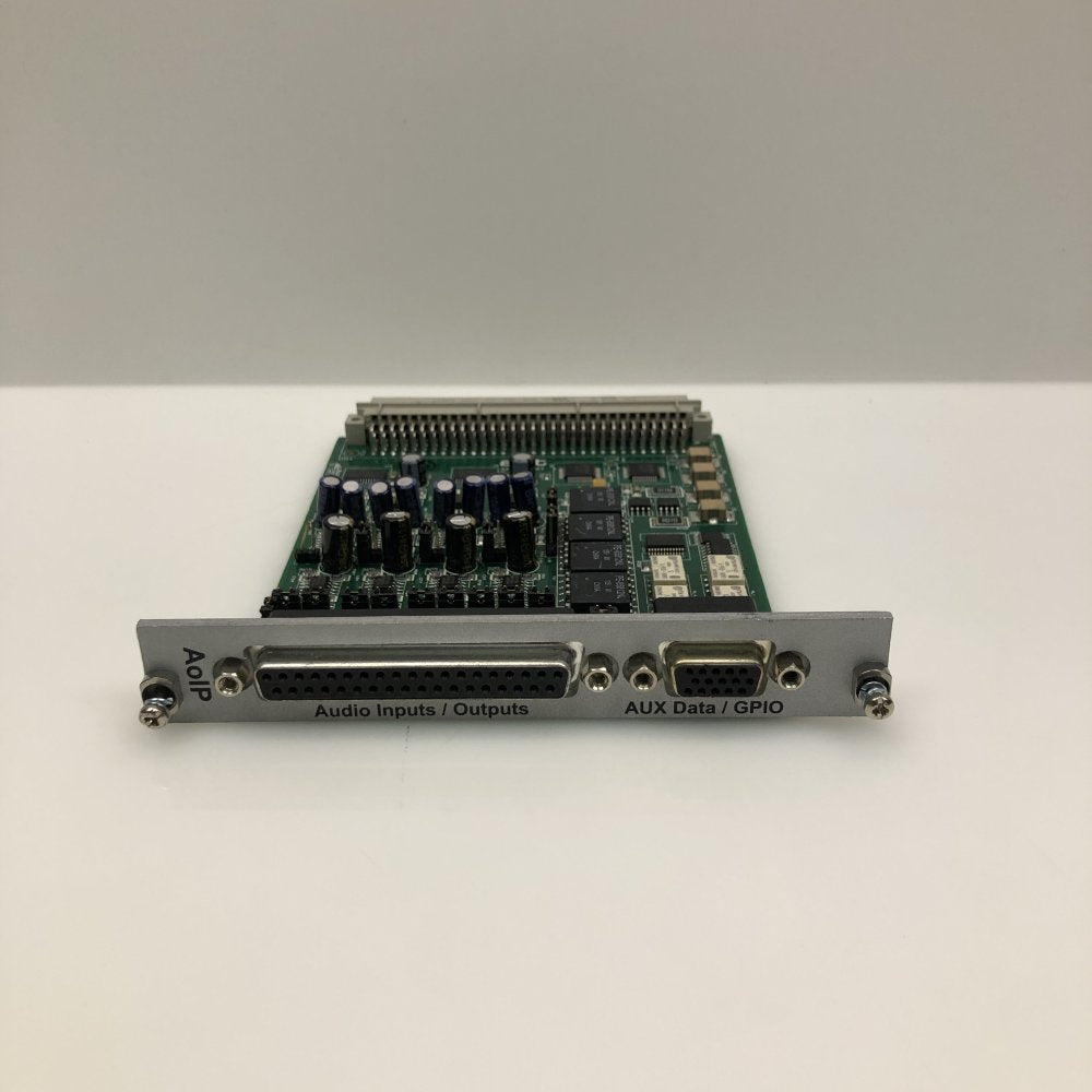 AoIP Audio I/O Card DB25 DB9 GPIO Networking High-Quality IP