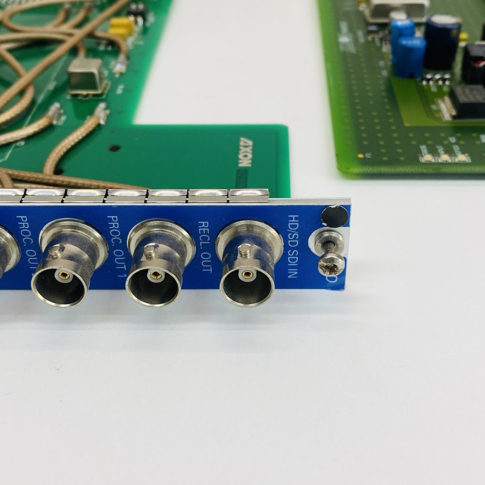 Axon BHX01A HES AES/EBU Broadcast SDI Audio Embedder Shuffler Panel