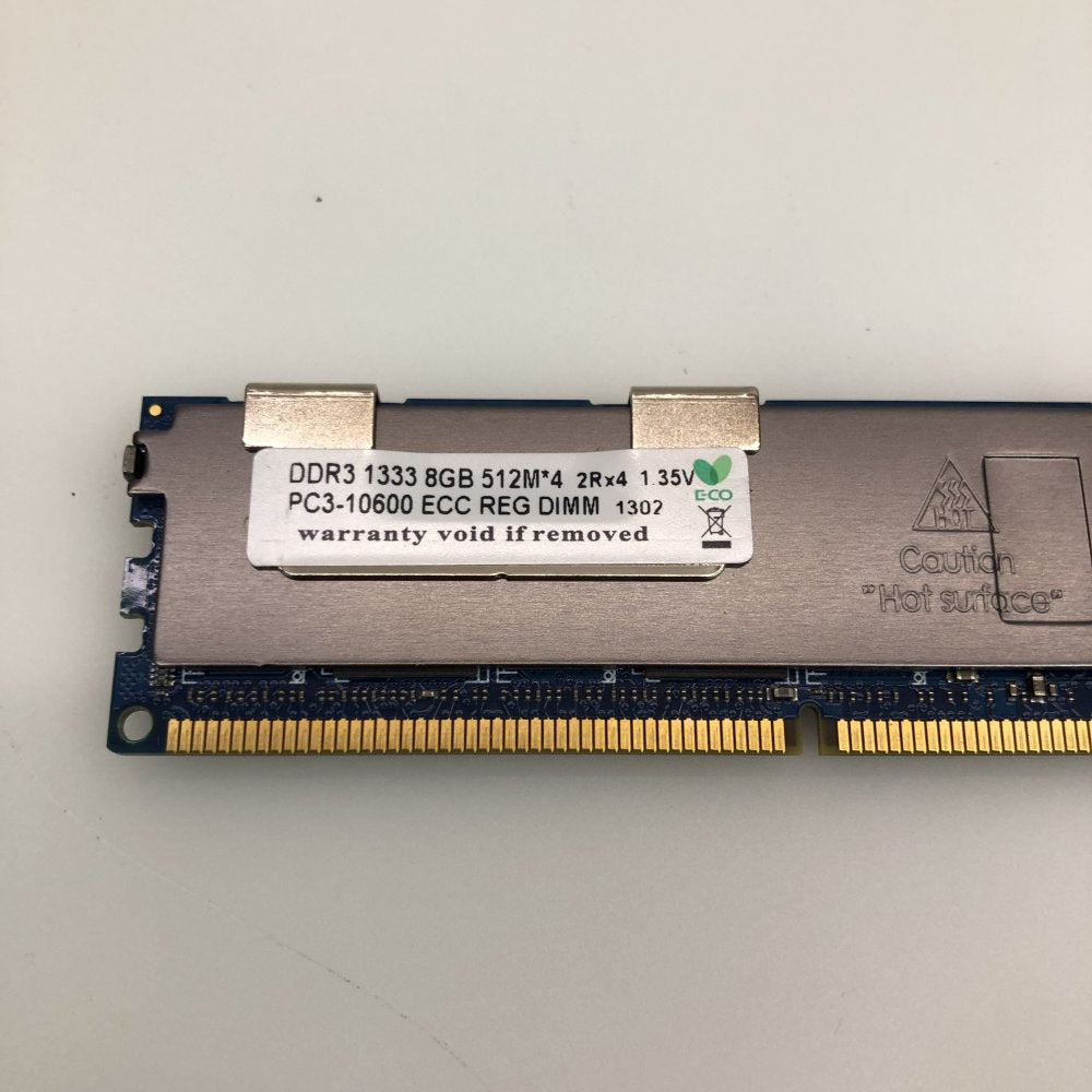 ECC Registered DIMM DDR3 8GB 1333MHz Server Memory 2Rx4 1.35V RAM