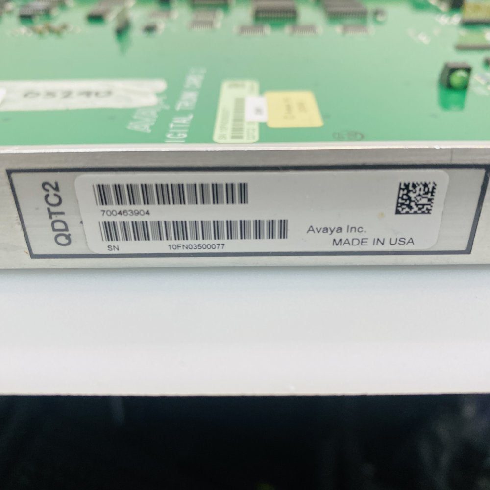 Avaya QDTC2 Digital Trunk Card Quad Interface Telecom Bundle Reliable