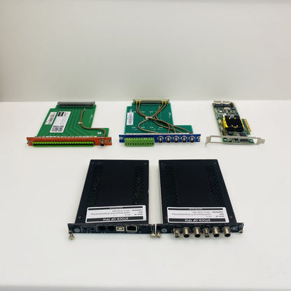 Broadcast SDI & Audio Module Bundle – CHARA SX-PD-A, ADC24, HEBIHAS, Adaptec