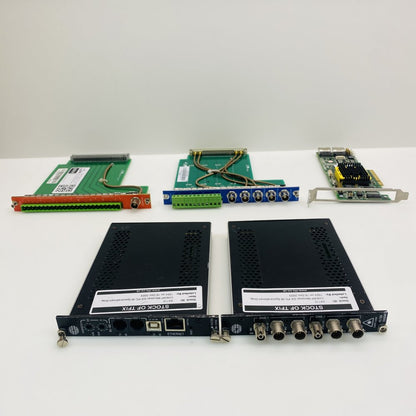 Broadcast SDI & Audio Module Bundle – CHARA SX-PD-A, ADC24, HEBIHAS, Adaptec