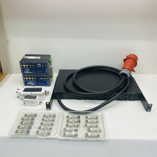 Norsat LNB, APC PDU, 20x Extreme SFPs & 2x Advantech EKI-7654C Switch Bundle